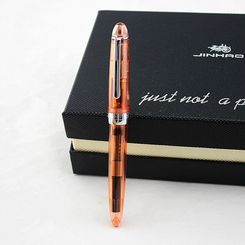JINHAO 992, все 19 цветов, спираль, круглый корпус, студенческая школа, офисные принадлежности, авторучка, новинка, роскошные подарочные ручки с чернилами - Цвет: P