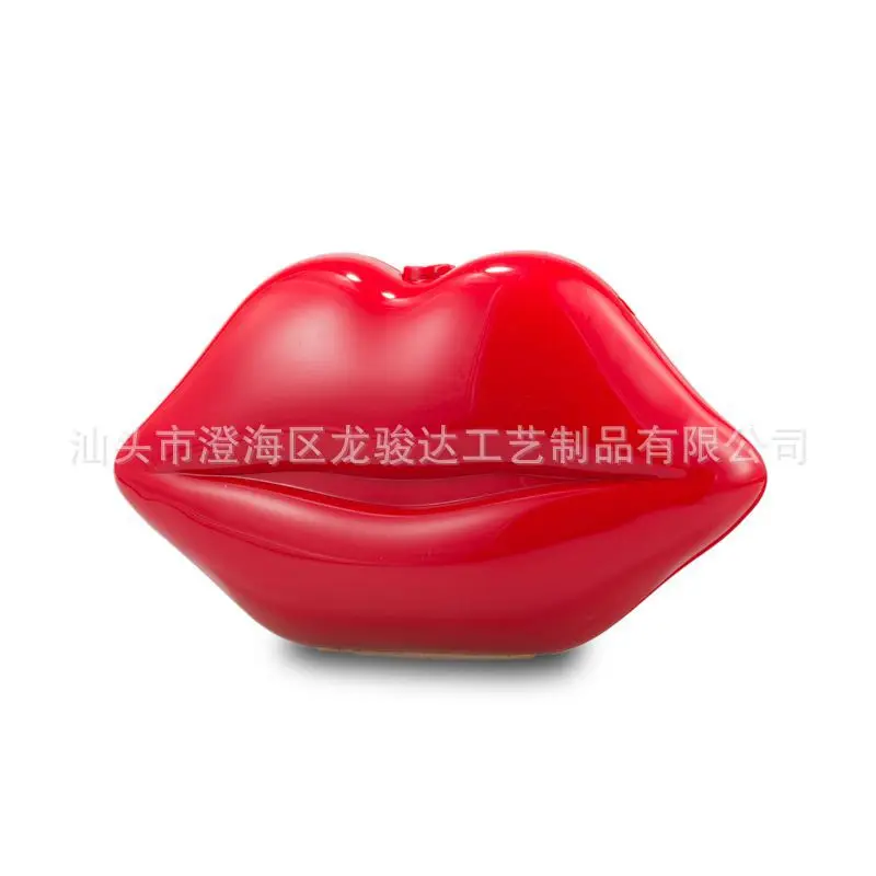 

New Style Stereotypes Lip Red Evening Bag Shoulder Chain Mini Clutch Bag
