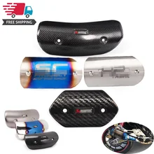 Мотоцикл выхлопной Yoshimura Akrapovic GP тепловой щит крышка из углеродного волокна анти-обжигающий протектор для XMAX300 TMAX530 Z900 MT07