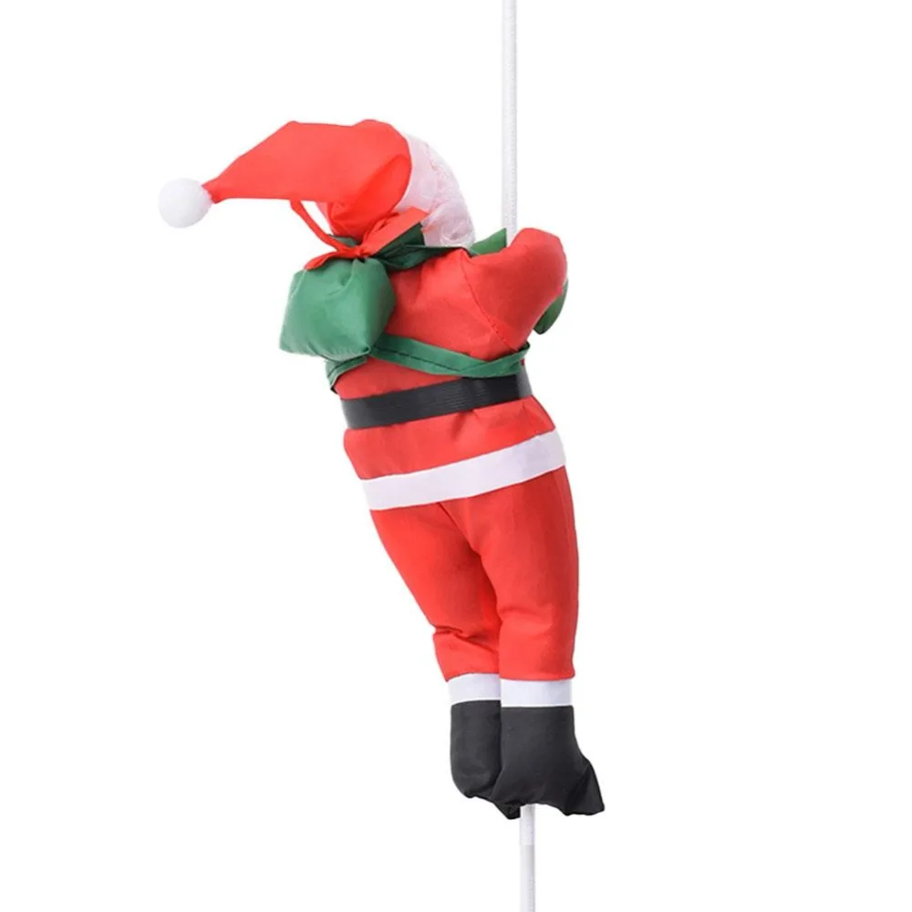 Рождественская подвеска с Санта-Клаусом лестничная веревка скалолазание Висячие куклы новогодние елочные украшения Рождественский подарок для ребенка
