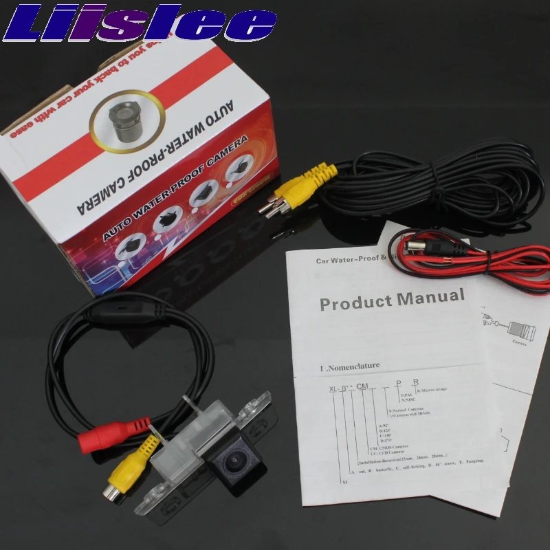 LiisLee auto zadní pohled pro Škoda Octavia MK1 MK2 1996 ~ 2014 Záložní zpětná parkovací kamera Noční vidění vodotěsný CAM1