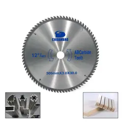 12 "350 циркулярная пила лезвия древесины/Алюминий сплава Карбид инструмент для роторного режущего для деревообработки Мощность инструмент