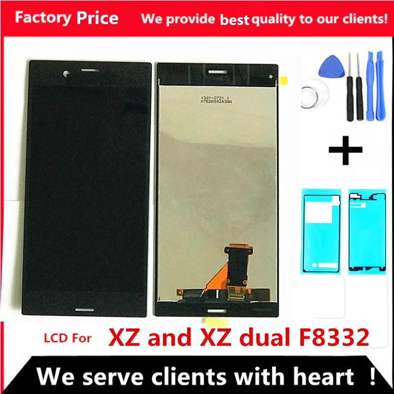 5.2 original LCD For SONY Xperia XZ Display F8331 F8332 Touch Screen Digitizer Replacement Parts | Мобильные телефоны и
