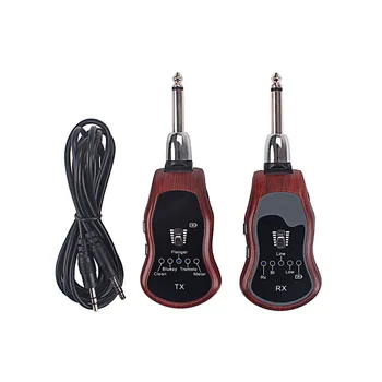 

Guitar Wireless System Transmitter and Receiver 10 Channels Built-in 5 Effects Guitar Parts