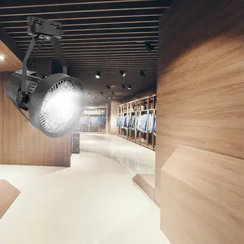 

2pcs COB LED Track Light Lampshades Holder Iron Rail Spot Lamp Housing Base with Sufficient Durability and Ruggednes