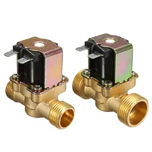 Прочный G1/" латунный Электрический электромагнитный клапан постоянного тока 24 В G3/4" воды воздушный переключатель потока для солнечного водонагревателя клапан