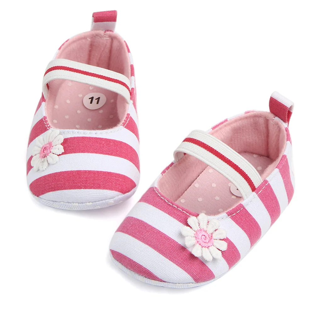 

Newborn Baby Girl Shoes Summer Infant Pre-Walker First Walkers Soft Non-slip Sole Shoes Lovely Comfortable Shoes