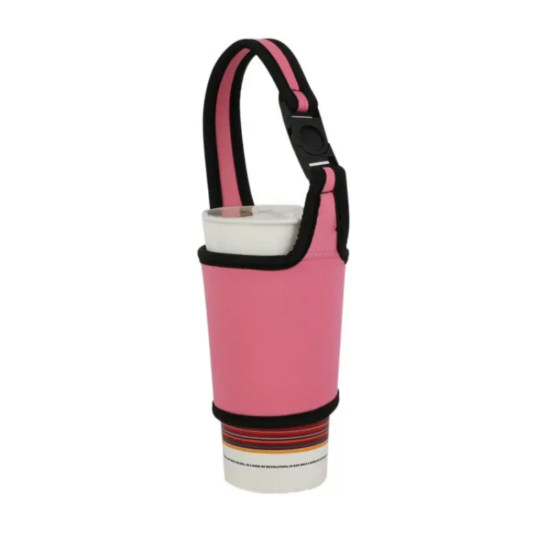 Handheld Coffee Sleeve Cover Heat Insulation Milk Tea Juice Drink Cup Holder Case Mug Carry Tote Bag Travel Reusable - Цвет: A3
