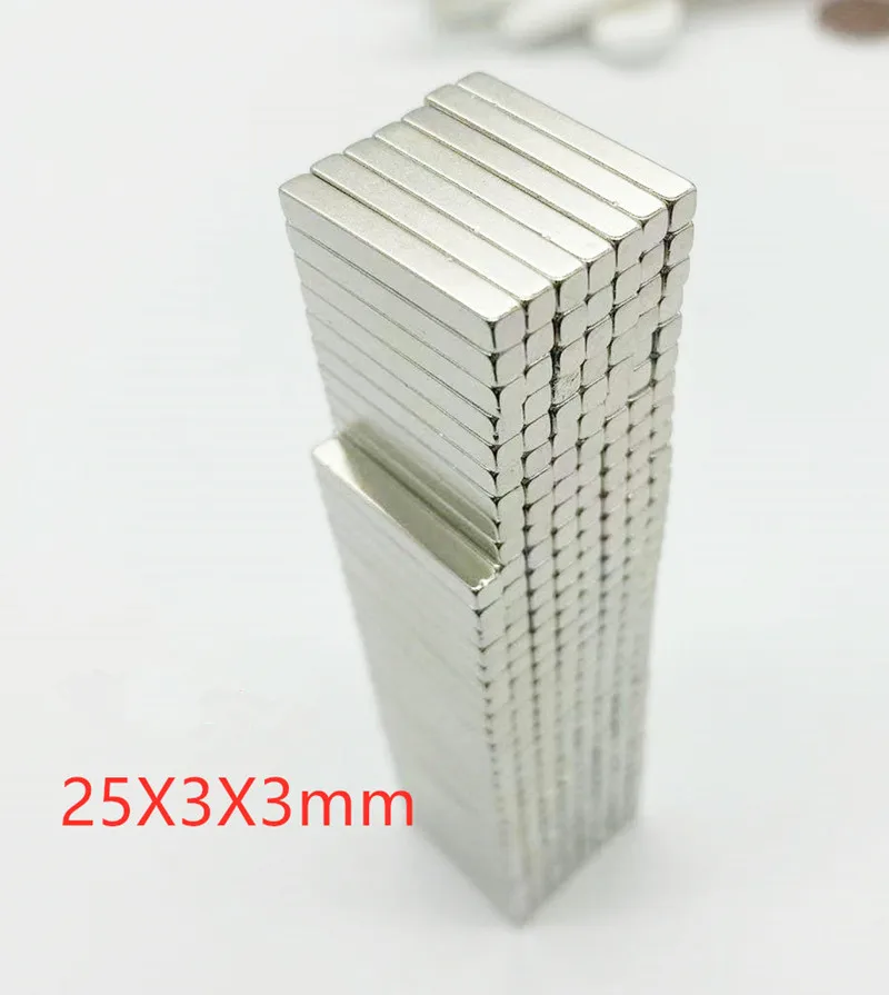 10PCS N35 Square F8x3x2mm Rare Earth Permanent Magnet Strong Magnetic Hot sale 