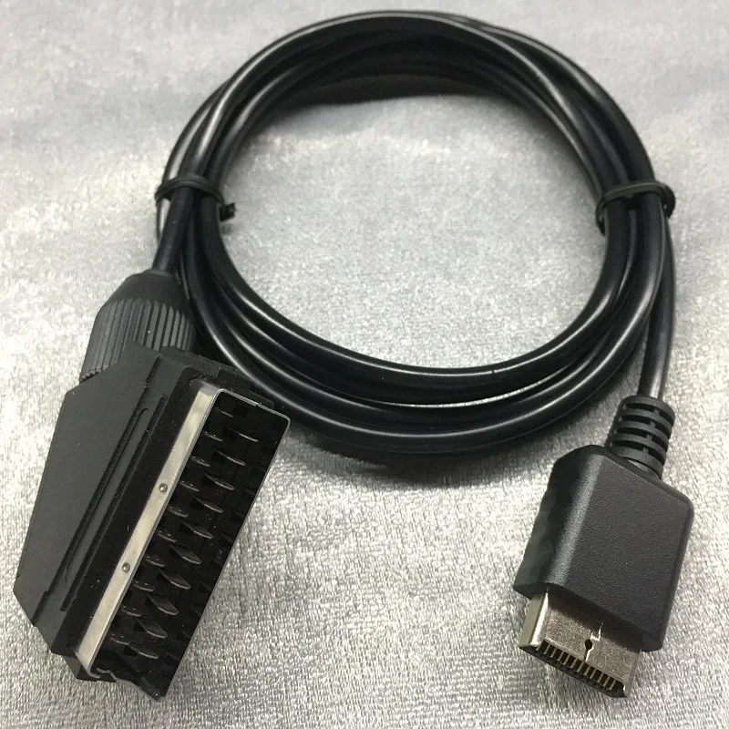 1 8 м RGB Scart кабель для Sony Playstation PS2 PS3 TV AV сменный Соединительный игровой шнур провод