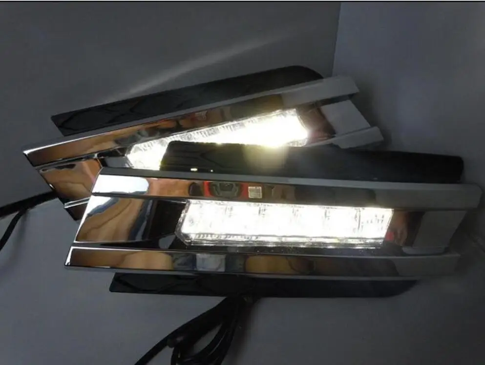 Светодиодный фонарь дневного света DRL с противотуманной лампой для Mercedes-Benz GL GL350 GL400 GL450 GL500 x164 Быстрая