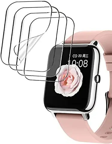 Smaate Protector de pantalla 3D Compatible con Smartwatch P22, Donerton,  Popglory, CanMixs, Kalinco, 1,4 pulgadas, y GT01, Dirrelo, Fitpolo|Relojes  inteligentes| - AliExpress