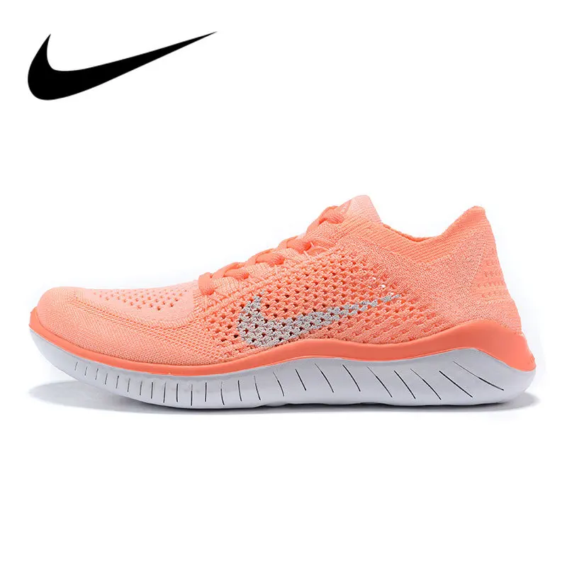 Оригинальный Nike Оригинальные кроссовки Free Rn Flyknit 5,0 Для женщин кроссовки дышащие мягкие Спорт на открытом воздухе кроссовки 2019 Новый 942839-801