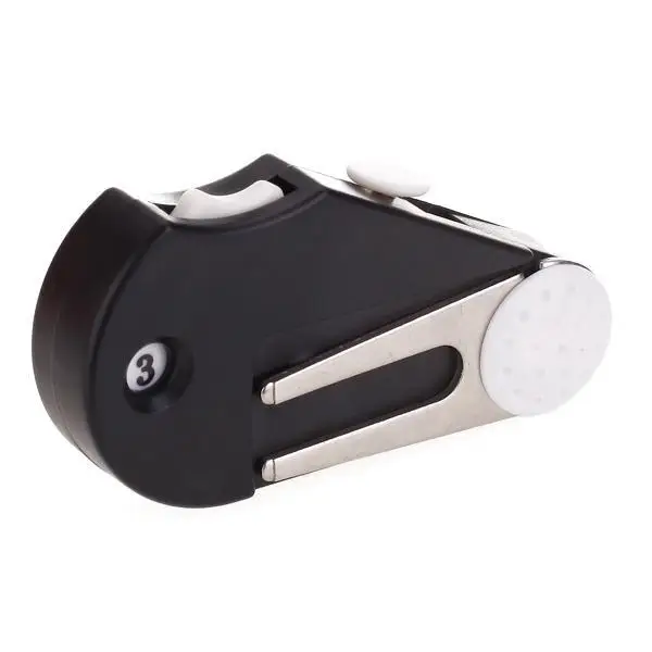 

5-in-1 Pocket Golf Multi-functional Tool Kit Divot Tool / Groove Cleaner / Brush / Ball Mark / Score Counter