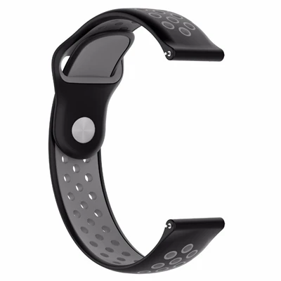Silicone-Black 1 Для смарт-часов huawei GT2 46 мм, быстросъемный ремешок для часов, сменный ремешок из нержавеющей стали, Мягкая силиконовая кожа+ силикон#4 - Цвет: Silicone-Black 1