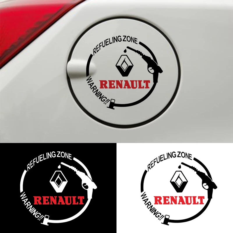 

1pc Car Badge Waterproof Tank Body Sticker Car Fuel Tank Cap Sticker for Renault Megane 2 3 Duster Logan Clio Laguna 2 Captur