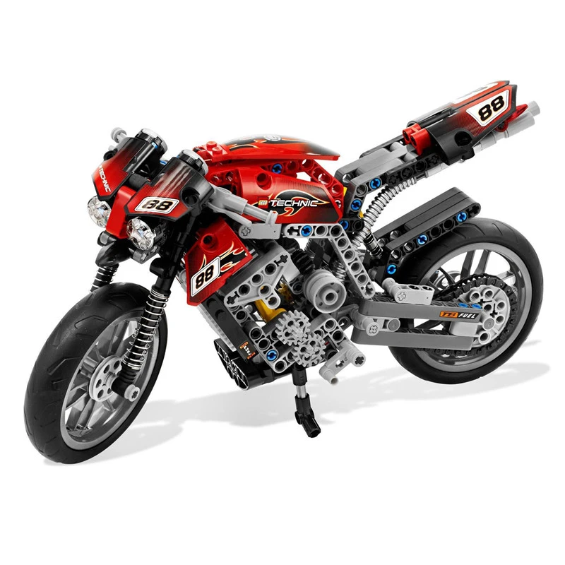 

Motorcycle off-road moto Vehicle Model Building Blocks Compatible with Technic sets Bricks Educational toys for Children gifts