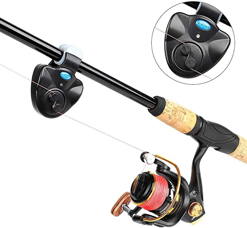 

Fishing Bite Alarm Wireless Fishing Alarm Set Electronic Buzzer Indicator LED Sound Alert Night Indicator LED Light Alert