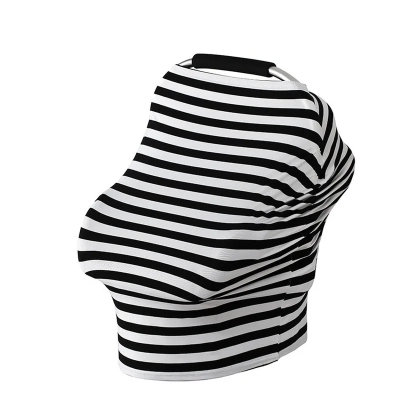 Nursing Cover Breastfeeding Scarf Baby Car Seat Covers Soft and Stretchy Infant Stroller Carseat Canopy for Girls Boys |