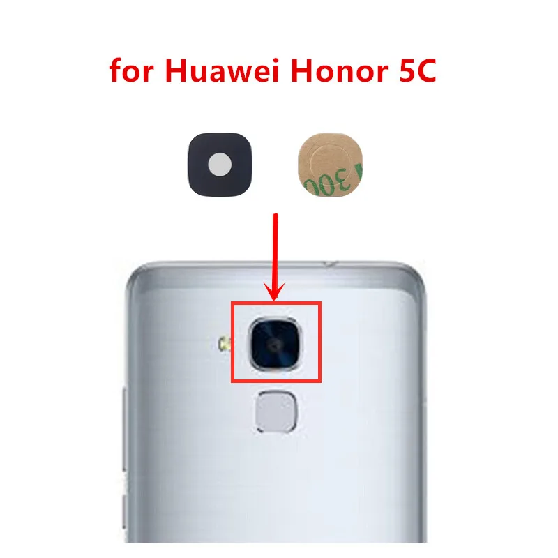 

2pcs for huawei honor 5C Camera Glass Lens Back Rear Camera Glass Lens with Glue Replacement Repair Spare Parts