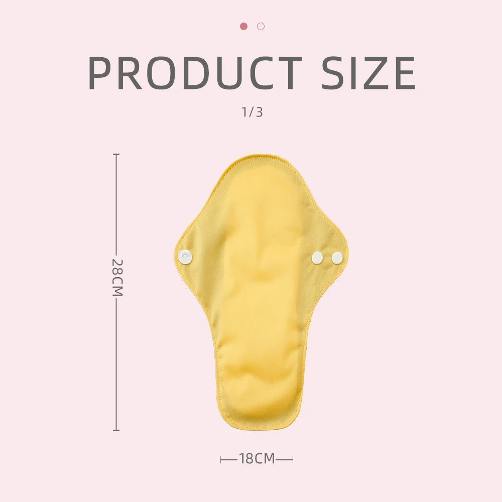 Sanitary Pads 5Pcs/set Reusable Washable Pads Bamboo Charcoal Sanitary Pads Panty Liner Health Large L Size