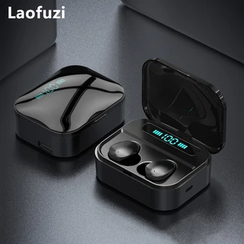 

TWS Stereo Bluetooth 5.0 Micro Wireless Earphone IPX7 Waterproof Noise Canceling Sport Mini In Ear Earbuds Earpiece Power Bank