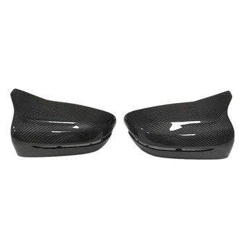 

2Pcs Car Carbon Fiber Side Mirror Cover Left Driver for Bmw G11 G12 G30 G38 2017-2019