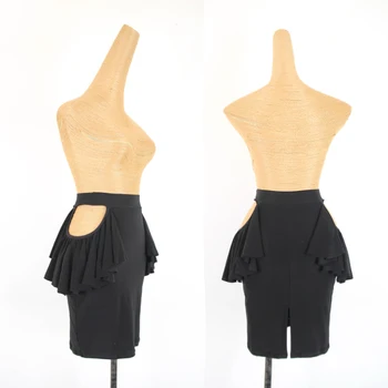 

Latin Dance Costumes Adult Female Latin Dancing Practice Skirt Professional Latin Competition Dresses Rumba Dancewear DQL2685
