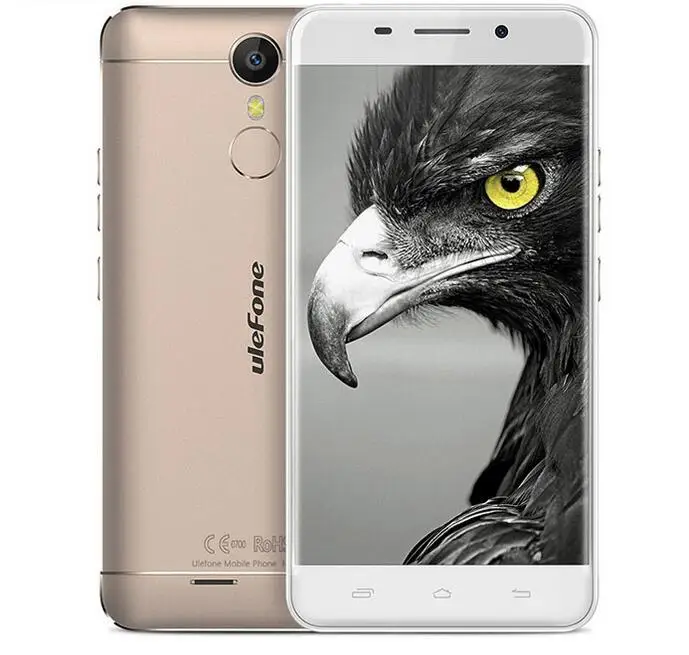 Ulefone Металл 4G мобильный телефон 5 дюймов HD ips MTK6753 Восьмиядерный Android 6,0 3 ГБ ОЗУ 16 Гб ПЗУ 8 Мп ГЛОНАСС отпечаток пальца ID Smatphone - Цвет: gold