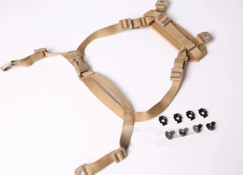 Adjustable Buckle MICH Helmet Accessories Retention System H-Nape Strap Protective Pad