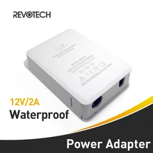 Водонепроницаемый AC 100-240V к DC 12V2A US Plug AC DC адаптер питания зарядное устройство CCTV камера адаптер питания