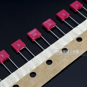 

10pcs Free shipping 0.1uF 100V MKS2 series 100nF 104 WIMA film capacitor
