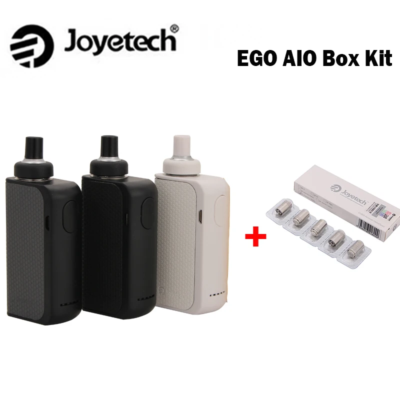 Электронная сигарета Joyetech EGO AIO Box Kit атомайзер вместимостью 2 мл катушка BF SS316 и
