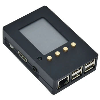 

Aluminum Case with 2.2 Inch LCD Sn with IR Function for Raspberry Pi 3 / 2B / B+