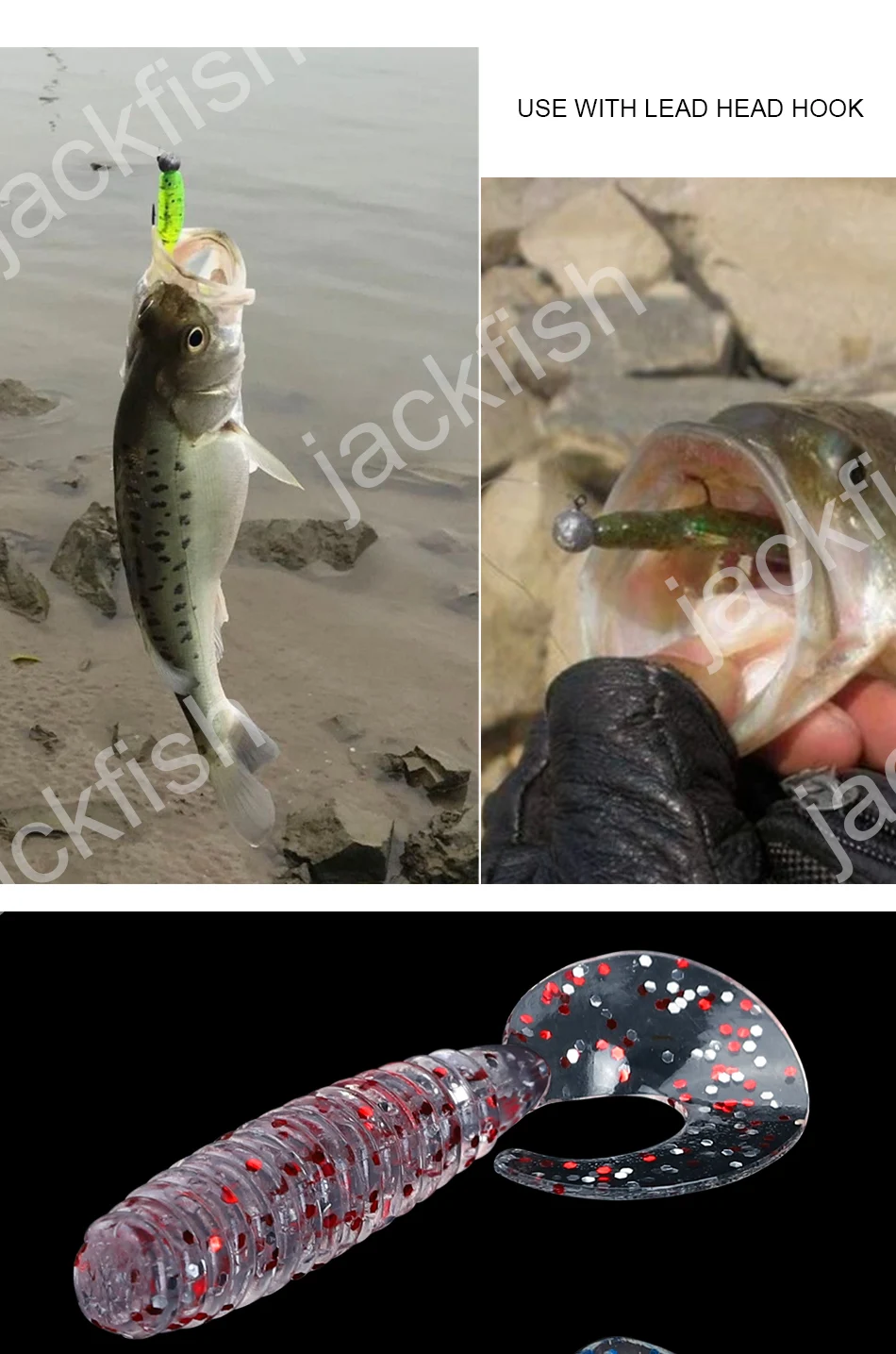 JACKFISH мягкая искусственная приманка рыболовная приманка хвост мягкий червь приманки силиконовые приманки для рыб Мягкая приманка