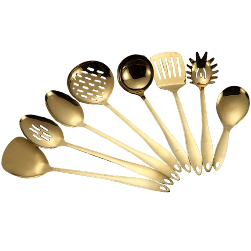 

Stainless Steel Cooking Tools Spoon Shovel Cookware Kitchen Tools Spatula Ladle Kitchenware