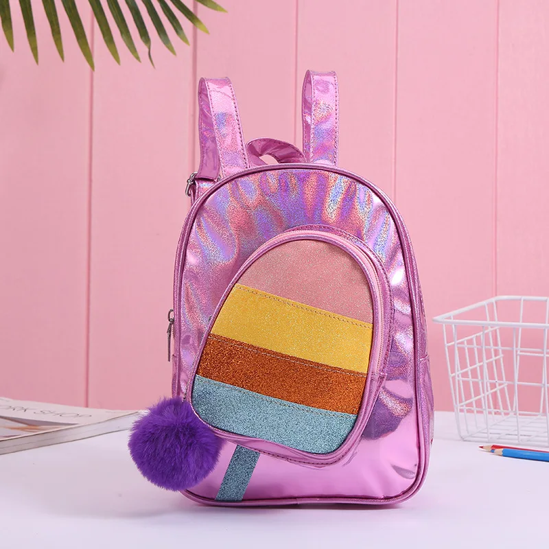 

Girls Sequins Unicorn Kawaii Backpack For Girl School Bag Teenager Girl Shinny Hologram bagpacks for Girls gift Kid bags