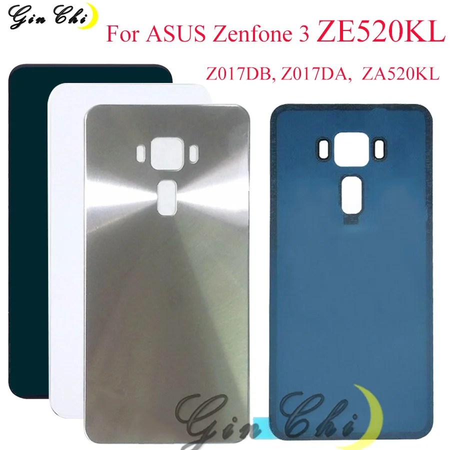 Для ASUS Zenfone 3 ZE520KL Крышка батарейного отсека 5,2 'для ASUS Zenfone3 ZA520KL задняя крышка с клейкой наклейкой