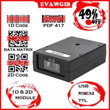 Mini Module de Scanner de codes à barres, lecteur de codes à barres USB, 1D & 2D TTL RS232, série auto-Inductio QR, au meilleur prix