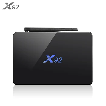 

X92 Android 7.1 2G16G 3G32G Smart TV Quad Core LAN 1000M Full HD 1080P 4K 3D HDMI 2.0 2.4G5GWifi BT4.0 without Subscription