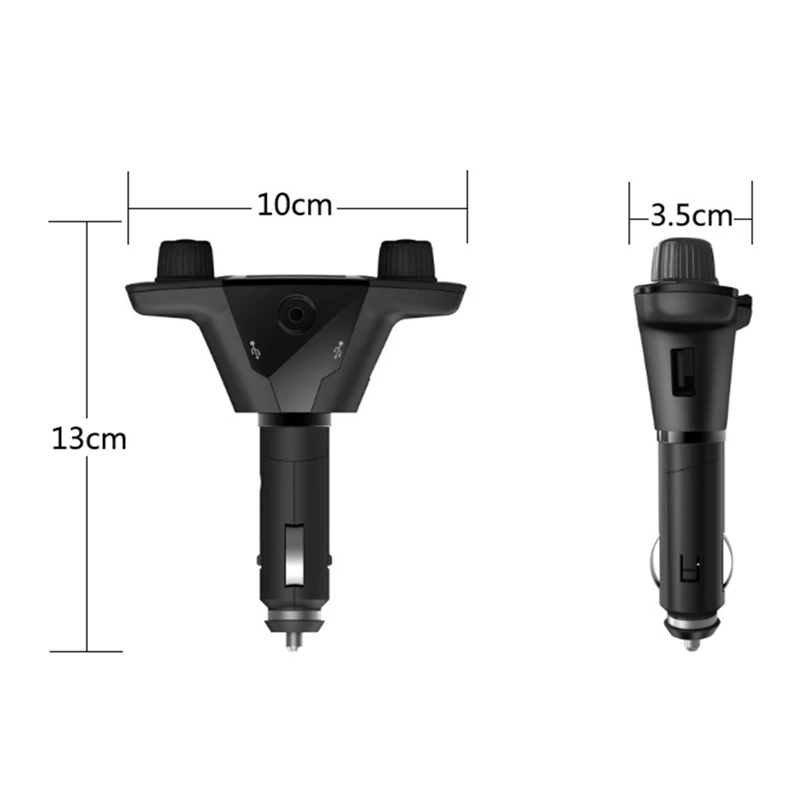 Bluetooth FM передатчик модулятор Handsfree автомобильный комплект TF USB музыка AUX аудио MP3 плеер автомобильные электронные аксессуары