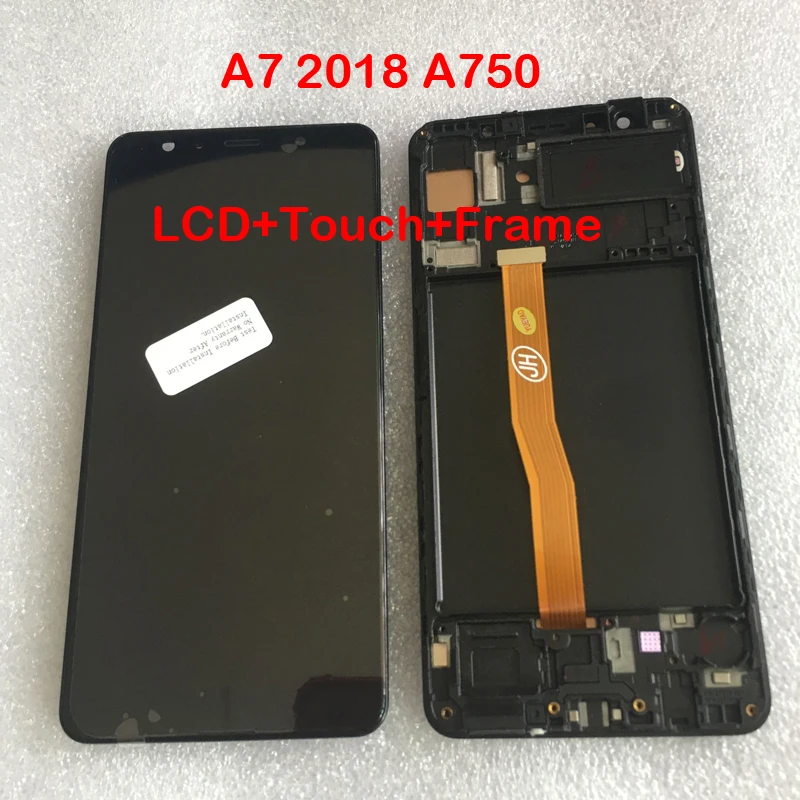 Новый A7 2018 ЖК-дисплей для Samsung Galaxy A750 SM-A750F A750F дисплей с сенсорным экраном в сборе