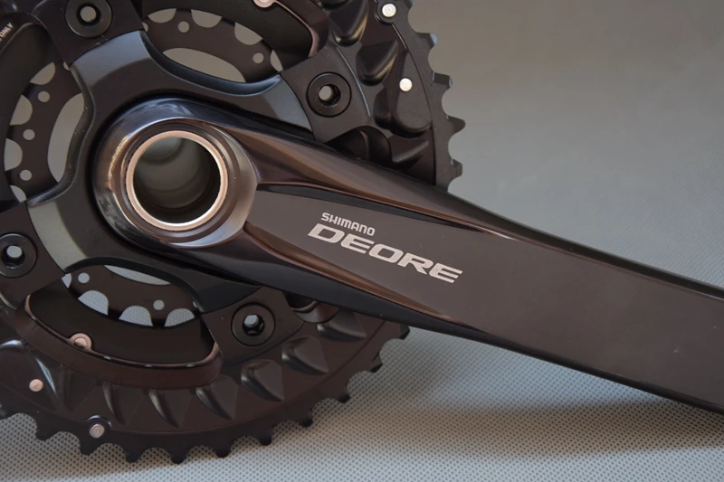 Shimano Deore M6000 черная 10 скоростная Педаль машина с педальным приводом ручной маховик цепная Ручка 3x 10-скоростное Обновление от M610