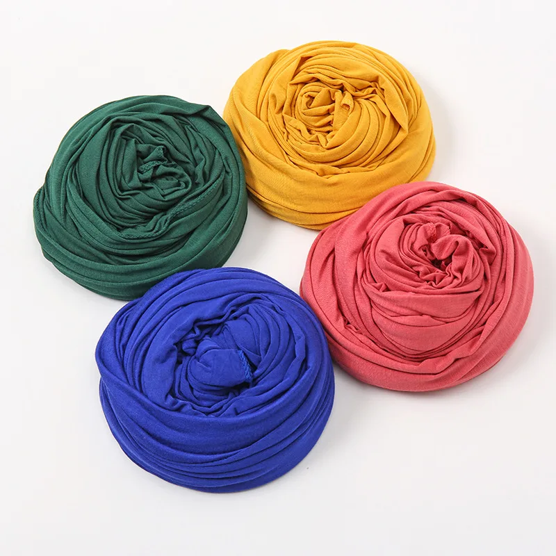 He1c8853a0e41446981de084be3a7deaeR Hot Sell Turban Head Wrap Hair Scarf Solid Color Long Breathable Head Band For Women Mallzona