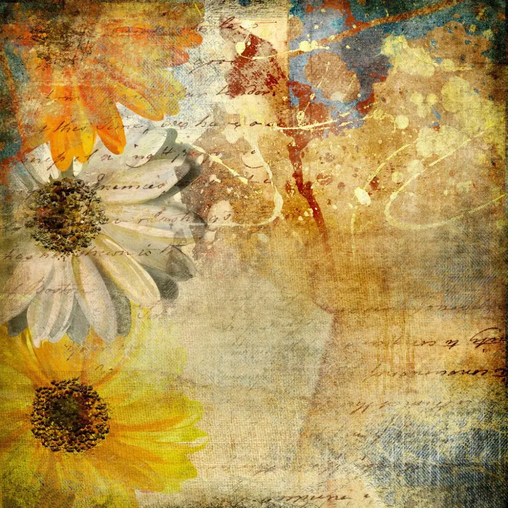 

SHENGYONGBAO 10X10FT Vintage theme Art Fabric Photography Backdrop Prop Photo Studio Backgrounds NVG53