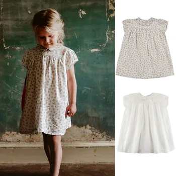 

Ins Little Cotton Clothes LCC Summer Dress For Girls Toddler Party Dress Baby Clothes Outfits The Princess Skirt B