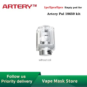 

1pc 3pcs Original Artery PAL 18650 Pod Cartridge without Coil 2ml/3ml Capacity 1pc/pack for Artery PAL 18650 Pod Kit e cigarette