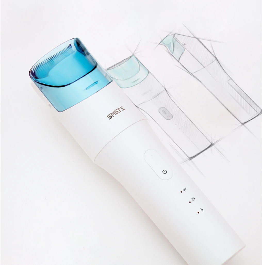 Xiaomi SMATE Детские электрическая машинка для стрижки волос, USB Водонепроницаемый стрижки Машинка для стрижки Перезаряжаемые ультра-тихий Автоматическая машинка для стрижки волос для детей