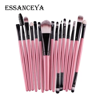 

ESSANCEYA 6/15pcs/set Makeup Brushes Set Professional Beauty Eyebrow Blusher Foundation Cosmetic Make Up Brush Set Maquiagem Kit