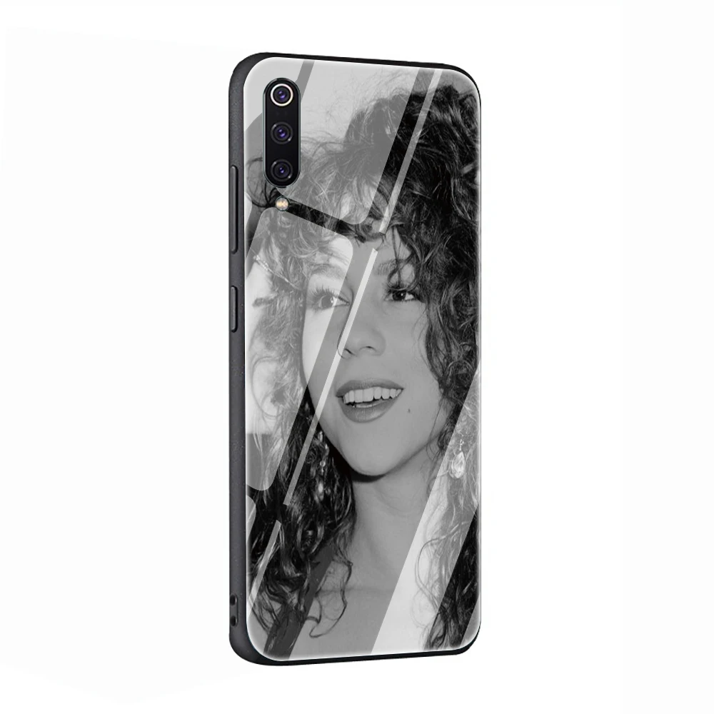EWAU Mariah Carey Glass Phone Case for Xiaomi 4X 6A Note5 6 7 pro Mi 5X 6X 8 9 A1 A2